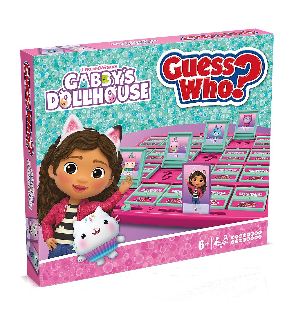 Jeu D’Ambiance Winning Moves WM04635-FRE-6 – Qui Est-Ce? Gabby Et La Maison Magique