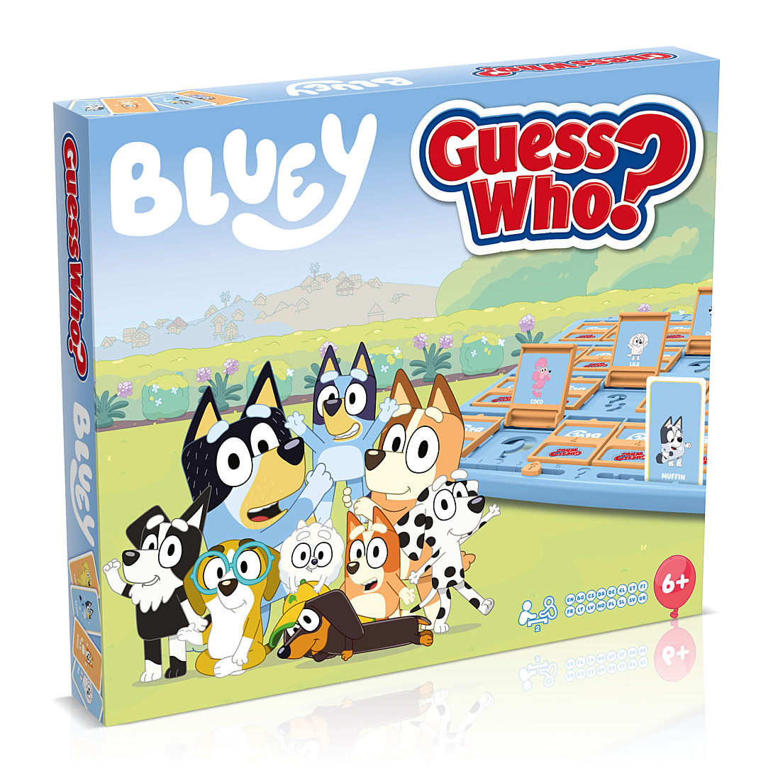 Jeu De Déduction Winning Moves Qui Est Ce ? Bluey – 24 Personnages, WM05420-ML1-6