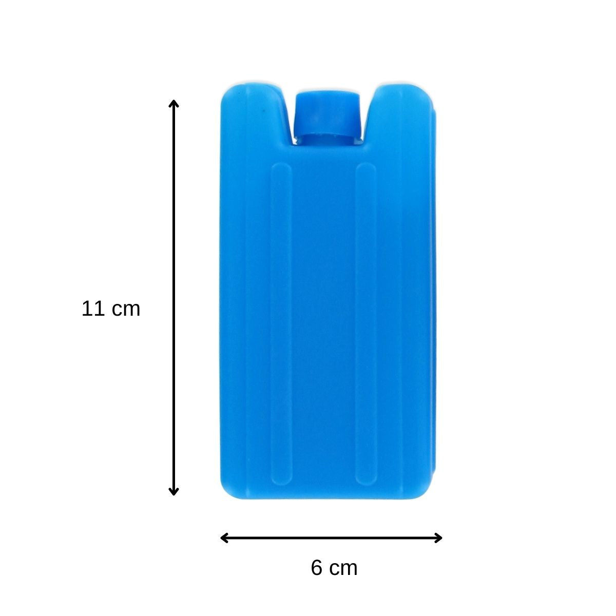Fackelmann Lot De 2 Pains De Glace Pour Lunch Bag Et Glacière – 50 Ml Chacun – Gel Réfrigérant – Bleu, 7,7 X 7,3 Cm