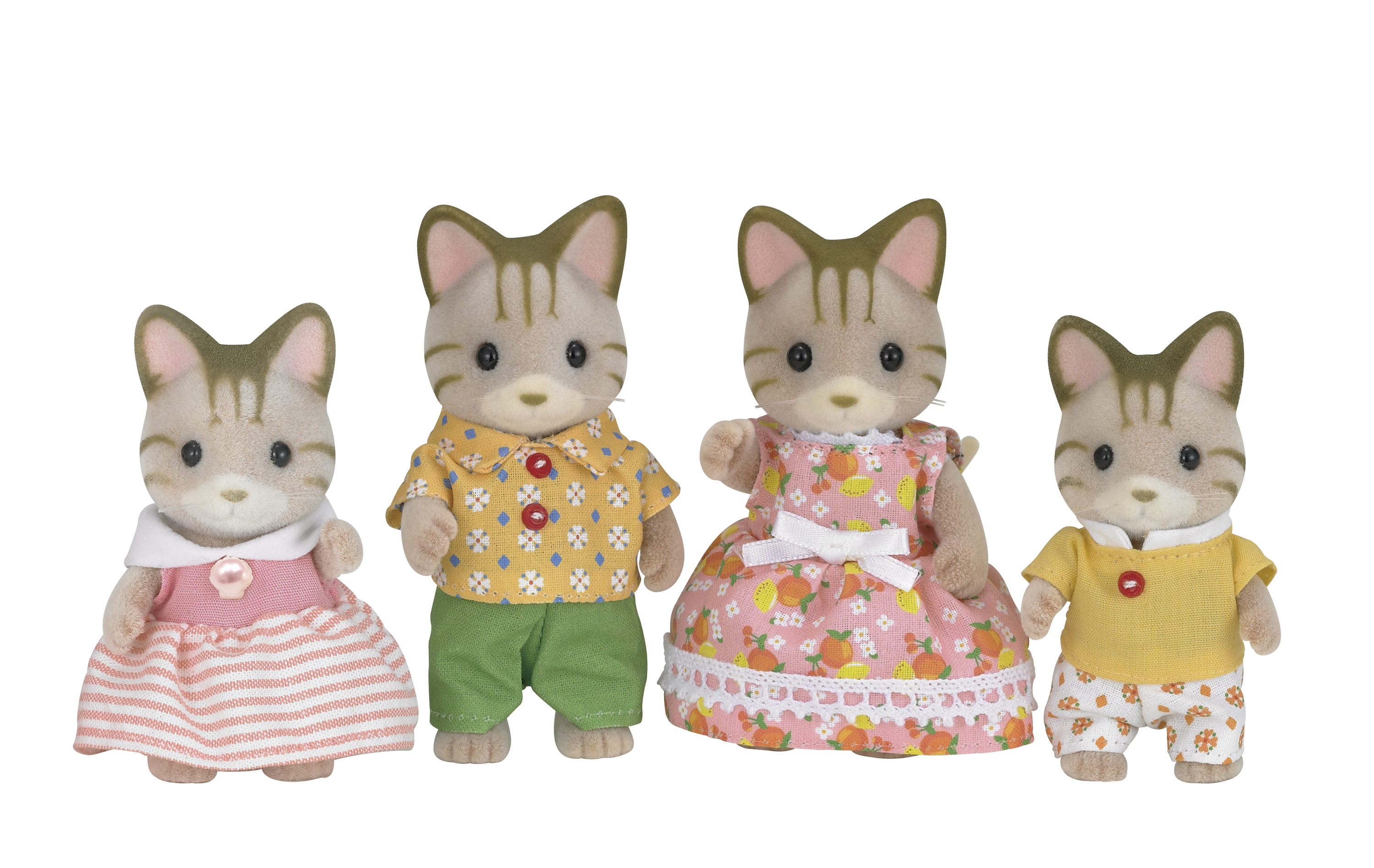 SYLVANIAN FAMILIES 5180 Famille Chat Tigre Les Familles Articulée et Habillée A partir de - vue 5