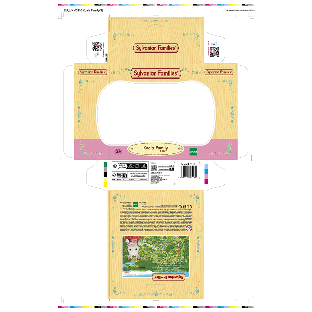 Mini univers La Famille Koala 5310 Sylvanian Families Le Jeu - vue 8