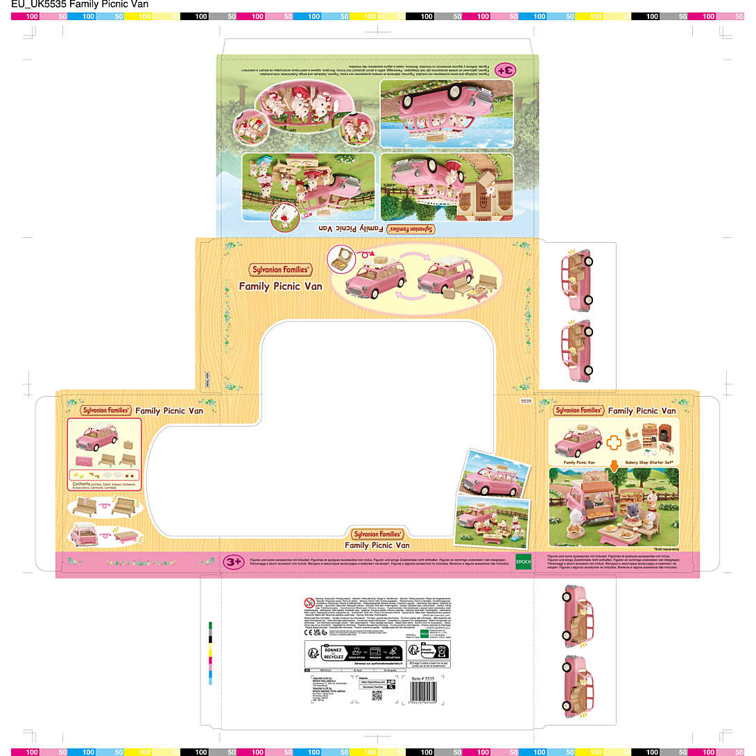 Mini univers Le Monospace Et Set De Pique nique Sylvanian Families Le Jouet - vue 10