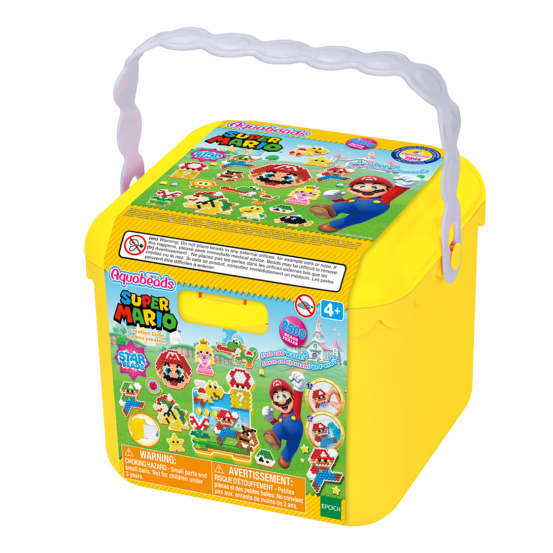 Aquabeads La box Super Mario Kit de loisirs créatifs Activité manuelle enfants en toute autonomie Coffret de perles qui collent avec de 'eau Jouet enfant et + 31774 - vue 2