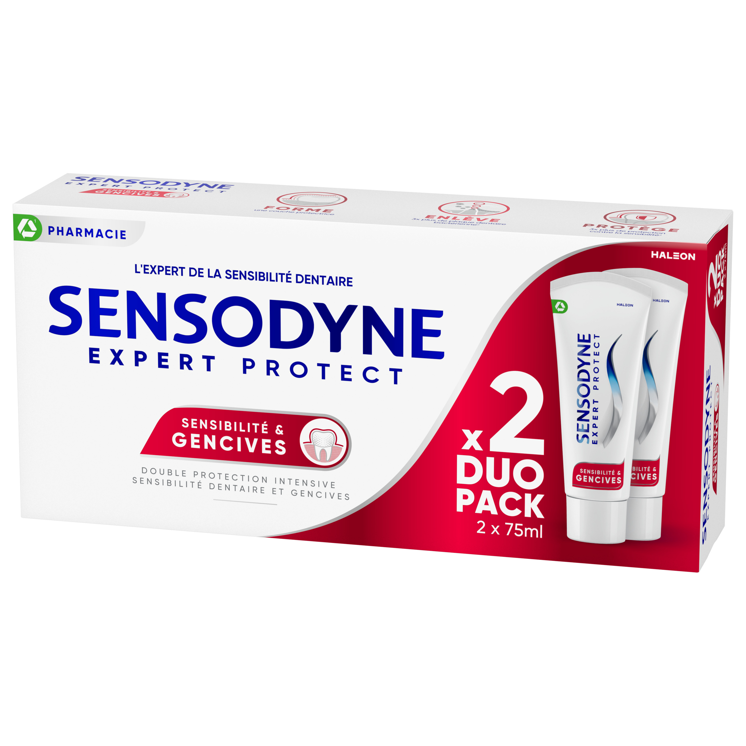 Sensodyne Sensibilité & Gencives Fraîche lot 2x75ml - vue 2