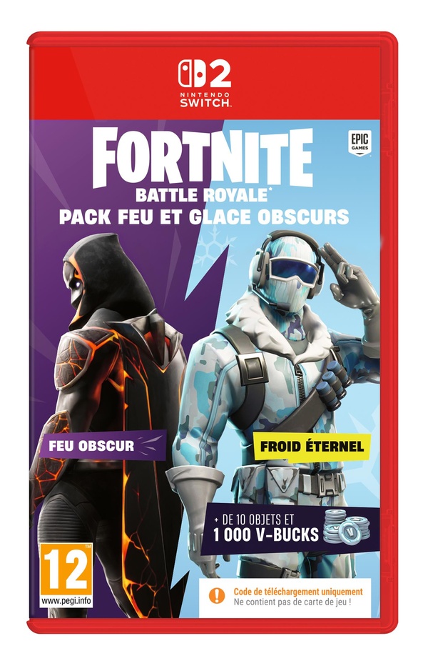 Fortnite Darkfire & Ice Bundle Code in a box Nintendo Switch 2 - vue 8