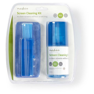 Kit De Nettoyage Informatique Durable 583400 - Nettoyant Écran, Clavier Et Surfaces Avec Chiffons