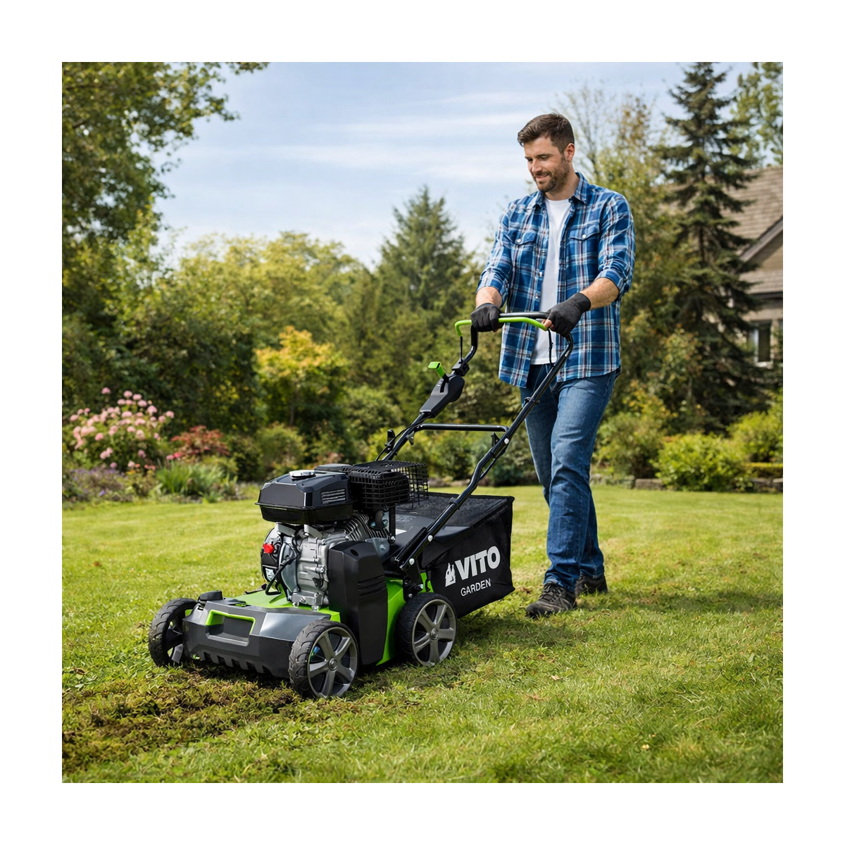 Scarificateur thermique 212 cm³ 5,4 CV – Largeur 40 cm