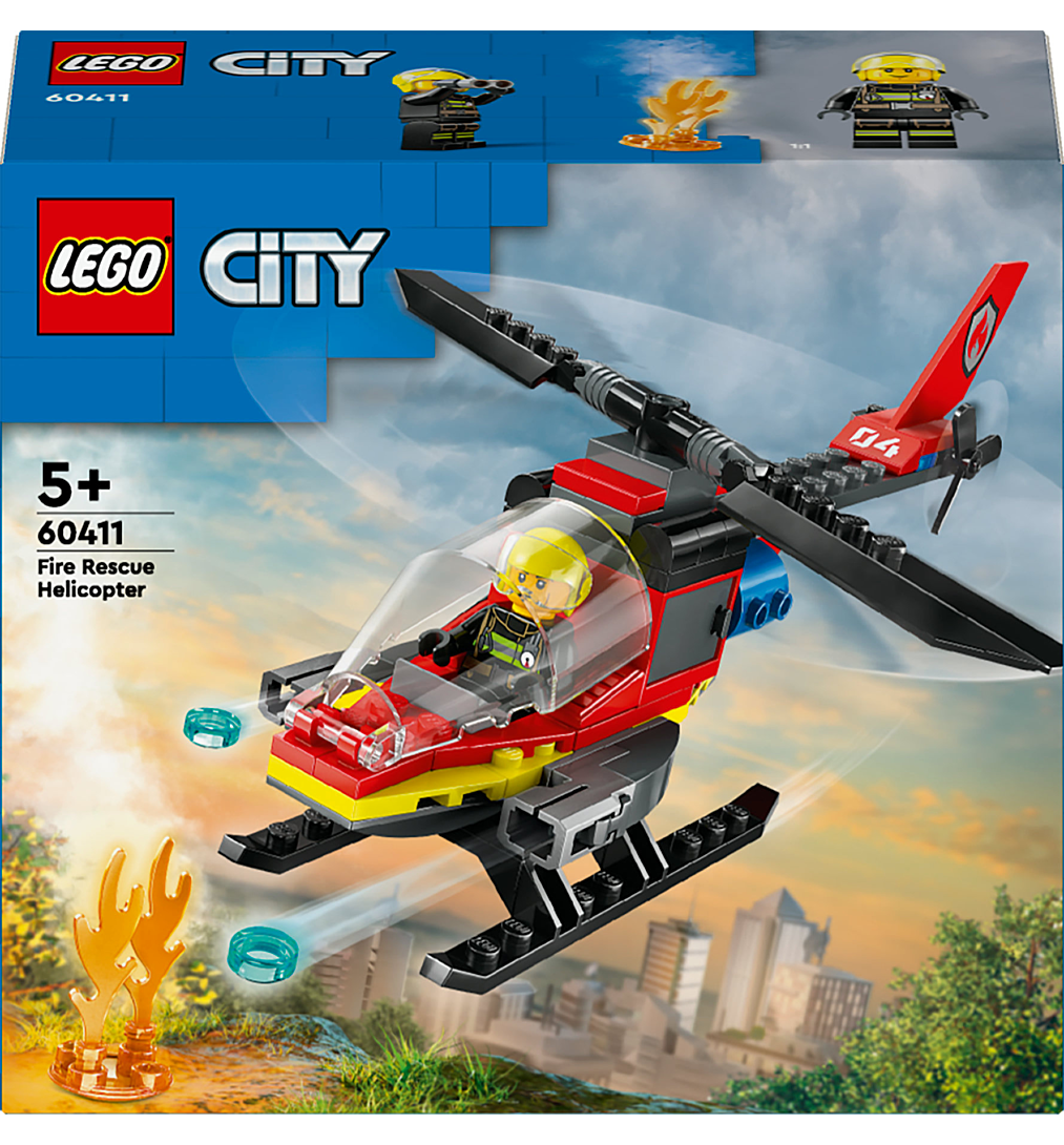 LEGO City Hélicoptère de Secours des Pompiers 60411 - vue 6