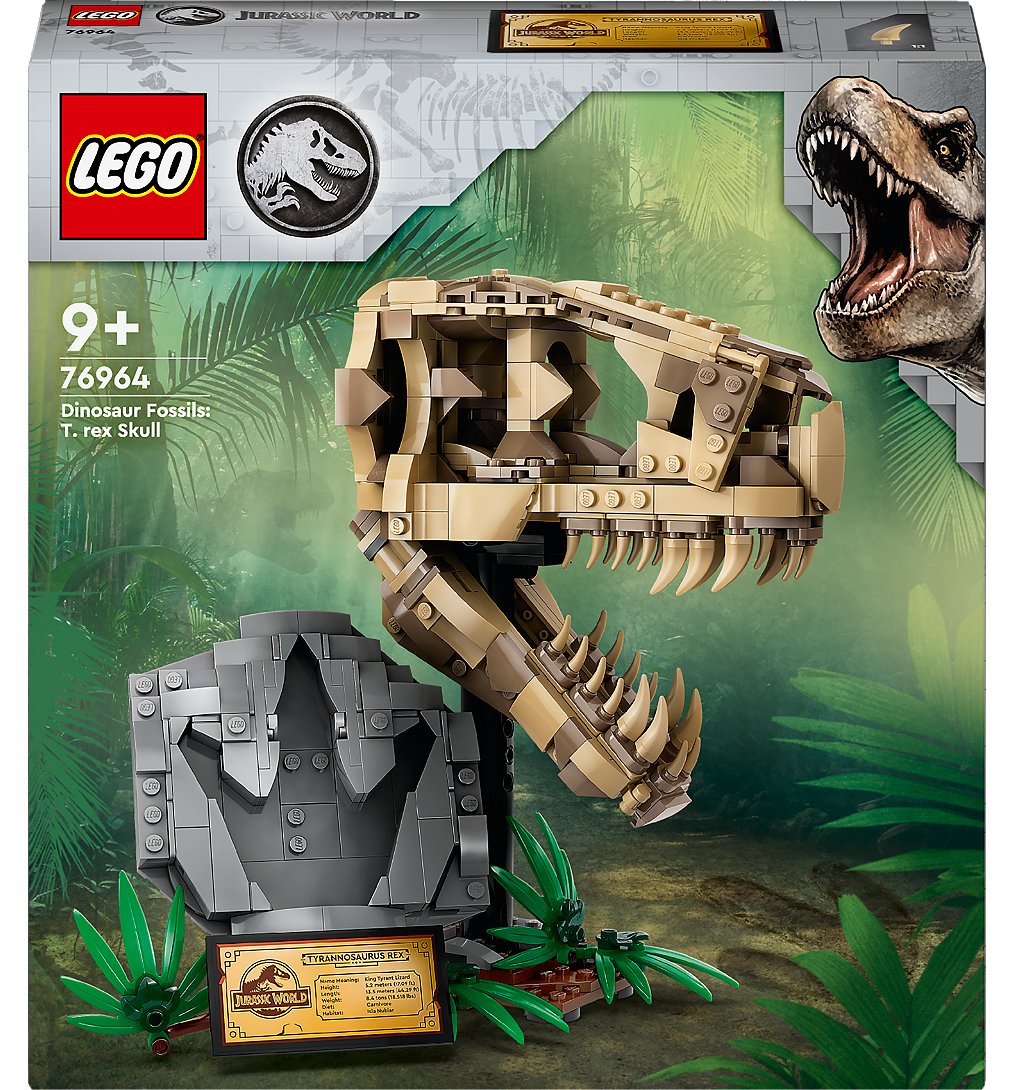 Lego Jurassic World Les Fossiles De Dinosaures : Le Crâne Du T. Rex 76964 Lego - vue 3