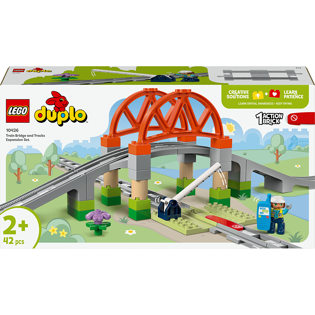 LEGO DUPLO Set d'extension : Les rails et le pont du train 10426 - vue 7