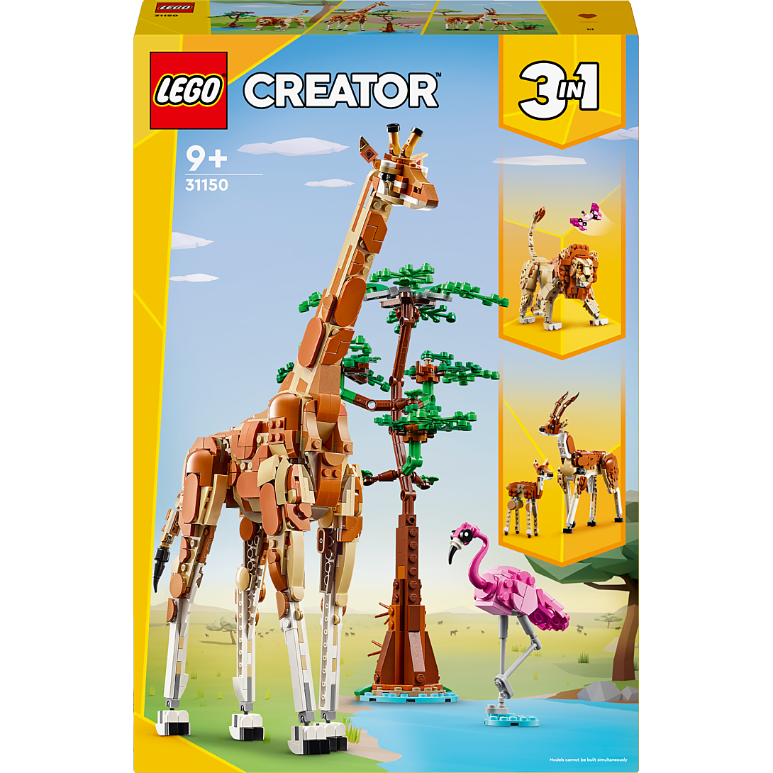 LEGO Creator Les Animaux Sauvages du Safari 31150