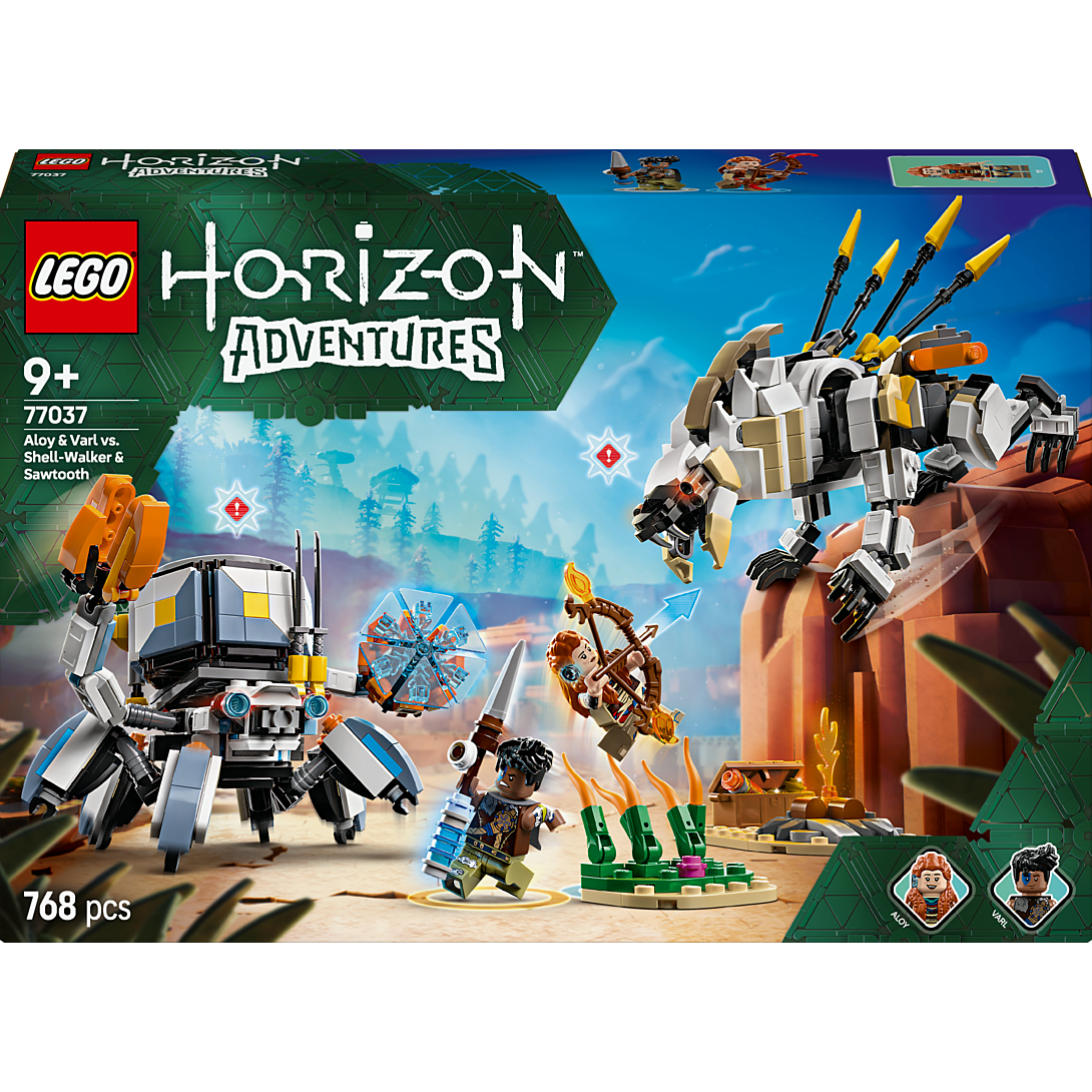 LEGO Horizon Aloy et Varl contre Testudien et Dents de Scie 77037