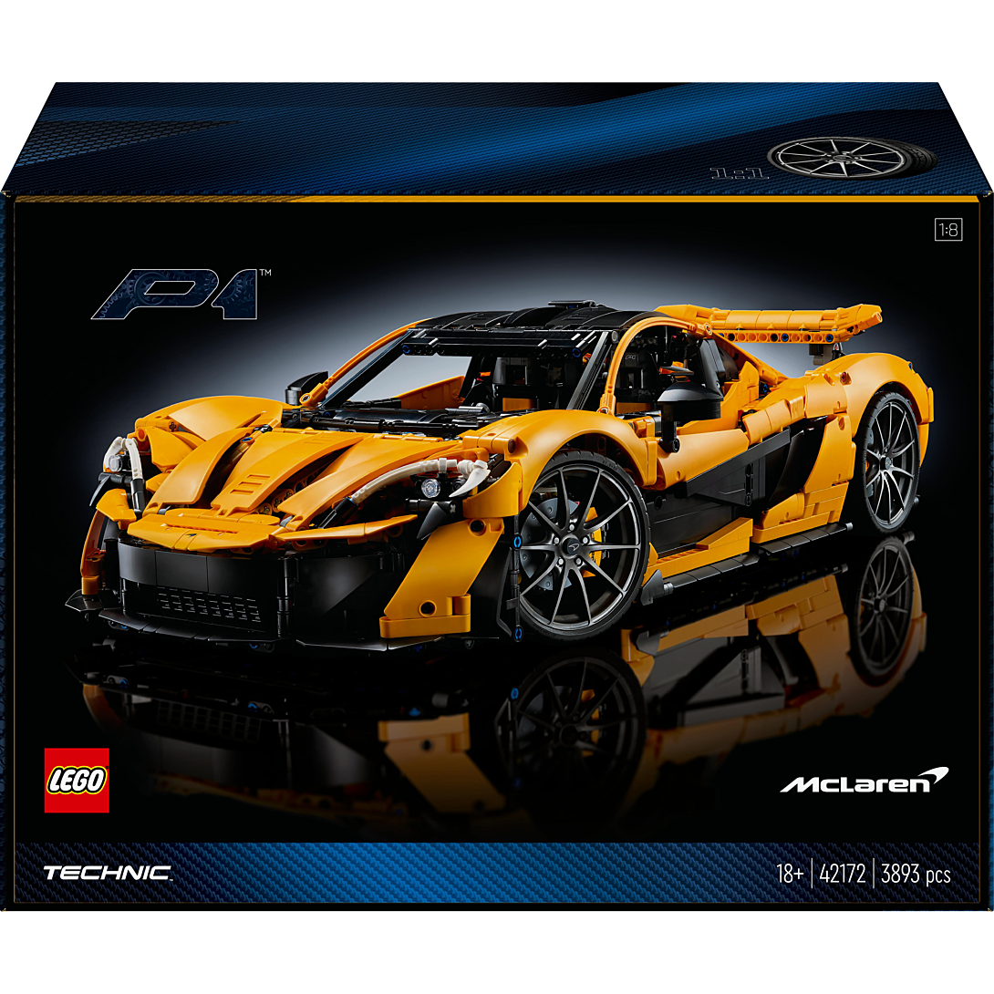 LEGO® Technic 42172 McLaren P1 Kit Maquette Hypercar pour Adultes Passionnés de Véhicules - vue 8