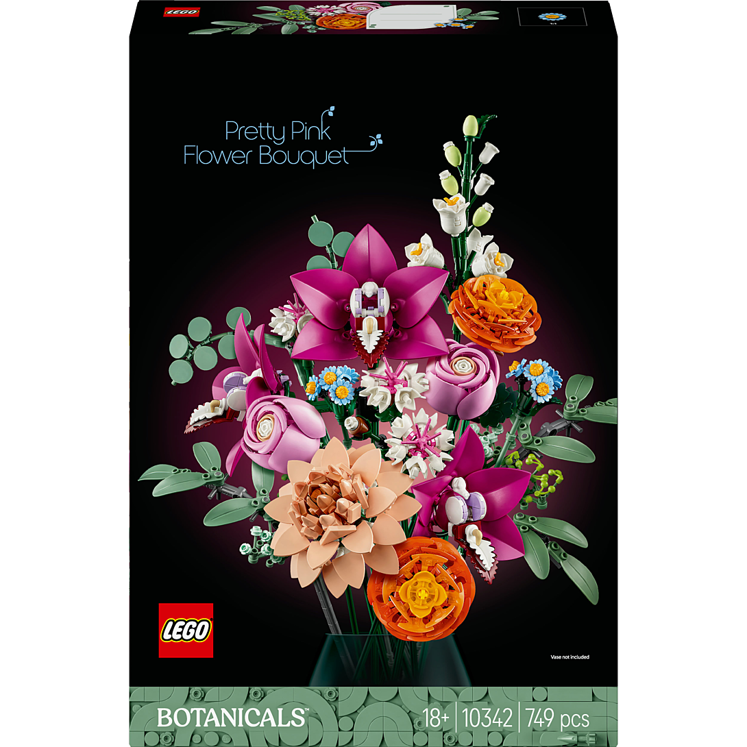 LEGO® Botanicals - Le joli bouquet de fleurs roses - 10342