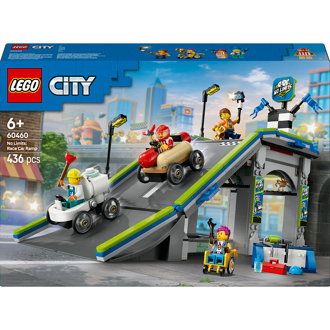 Lego City Zéro Limite: Rampe Pour Bolides De Course 60460 Lego La Boite - vue 5