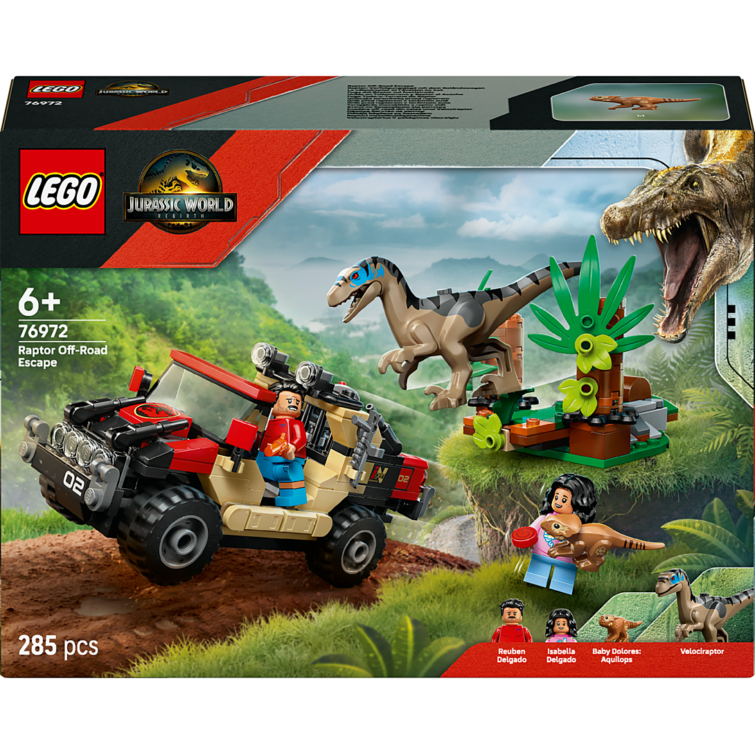 LEGO Jurassic World Le Vélociraptor et l’Évasion en 4x4 76972 - vue 5