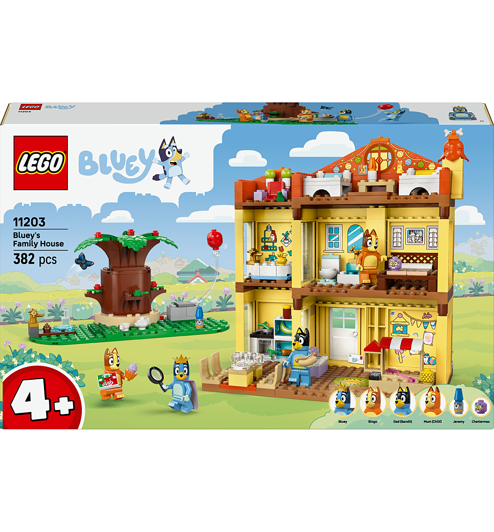 LEGO® Bluey - La Maison de Famille de Bluey, Set de Construction - 11203