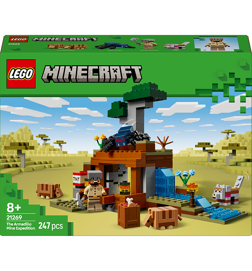 LEGO Minecraft L'expédition dans la mine du tatou 21269 - vue 7