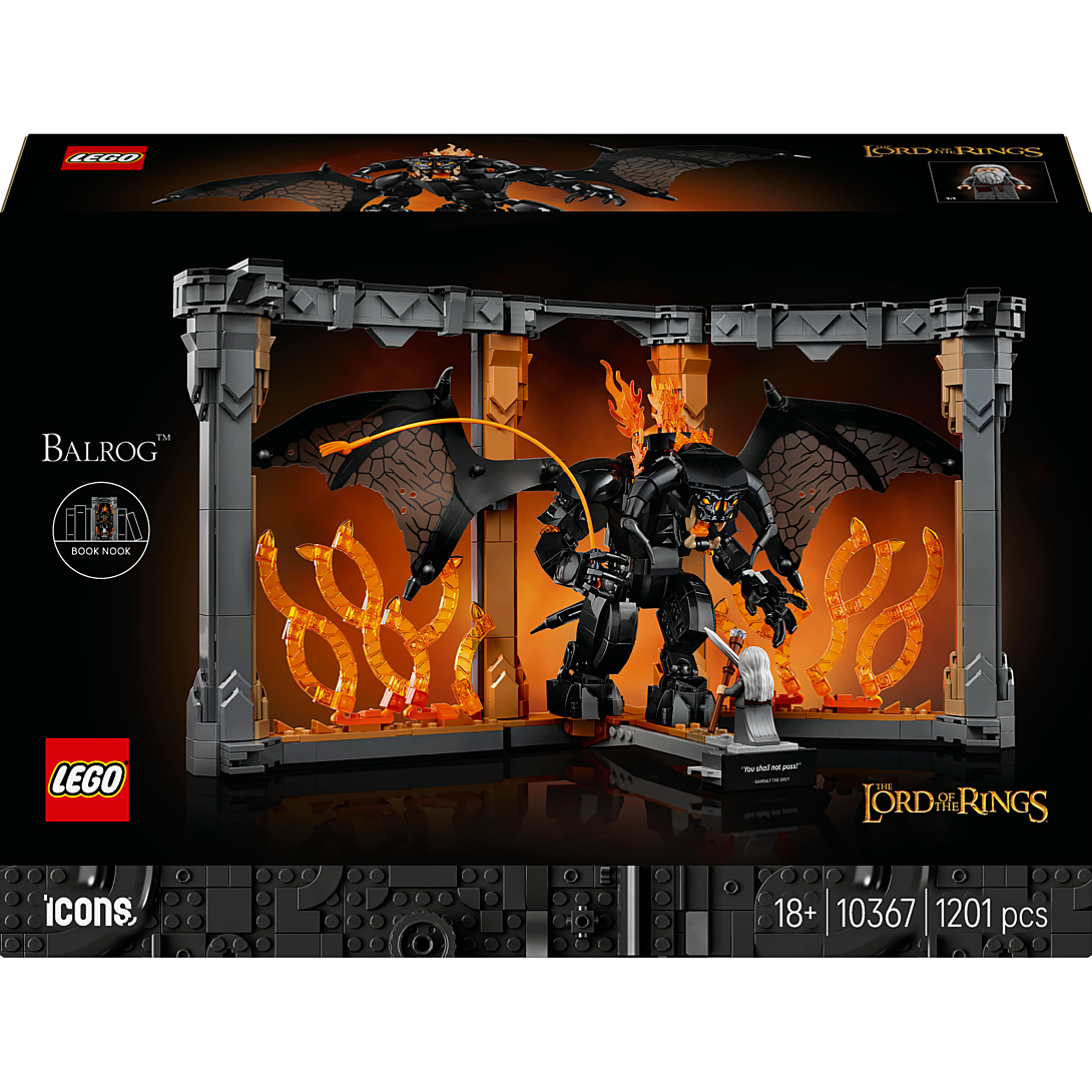 LEGO® Icons Le Seigneur des Anneaux : Book Nook du Balrog™ 10367