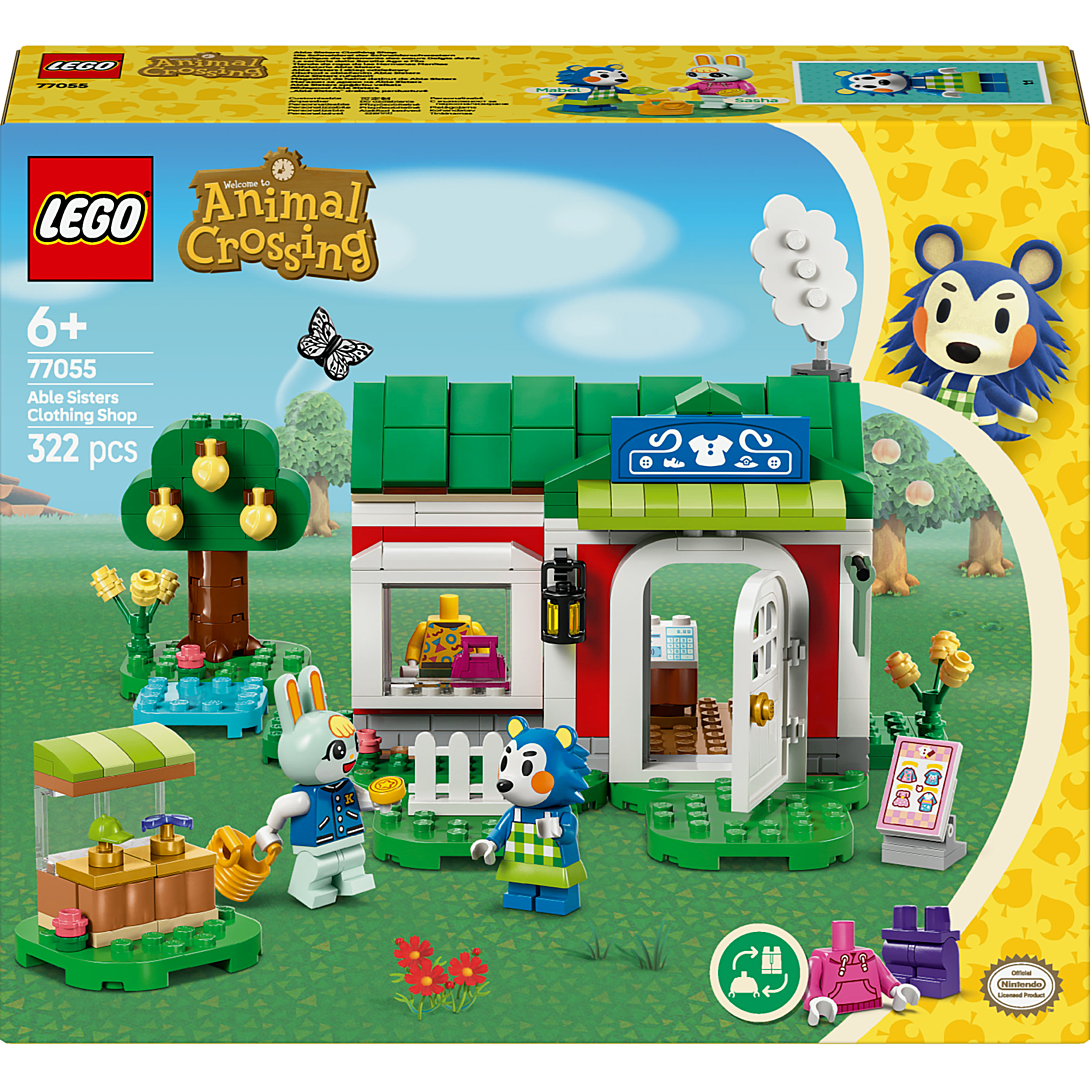 LEGO Animal Crossing Boutique de Vêtements des Sœurs Doigts de Fée 77055