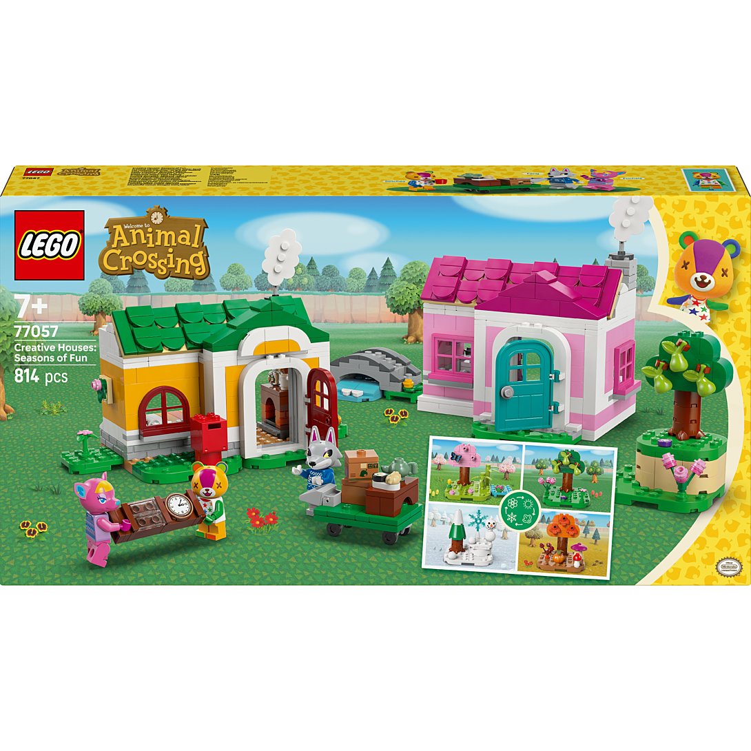 LEGO® Animal Crossing - Les Maisons Créatives : au Gré des Saisons, Set de Construction - 77057
