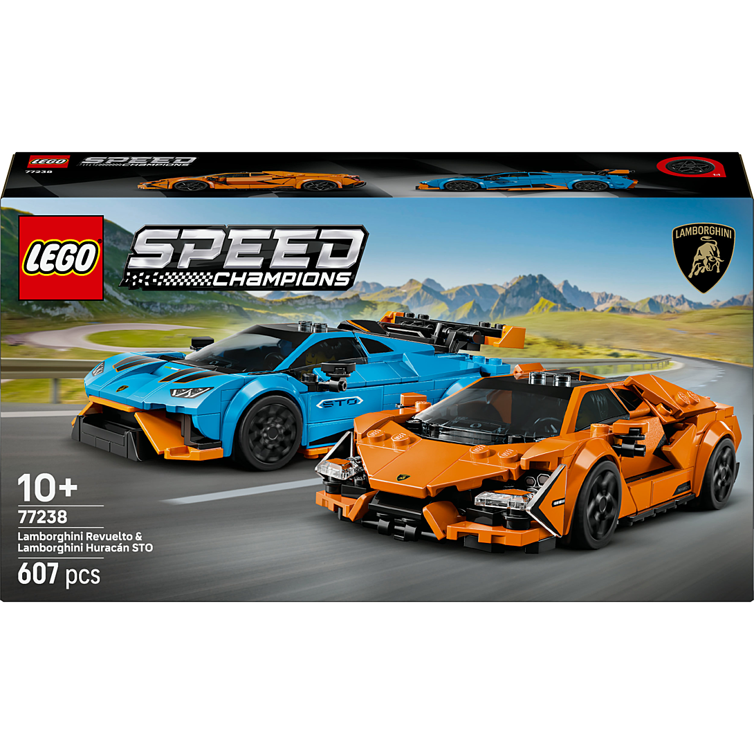 LEGO Speed Champions Lamborghini Revuelto et Huracán STO 77238 - vue 7