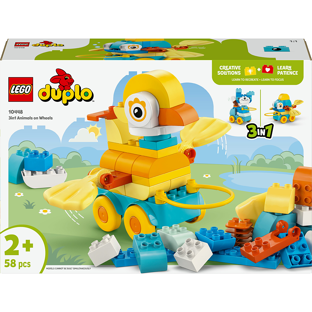 LEGO DUPLO Ma Ville Animaux sur roues 3-en-1 10448 - vue 5