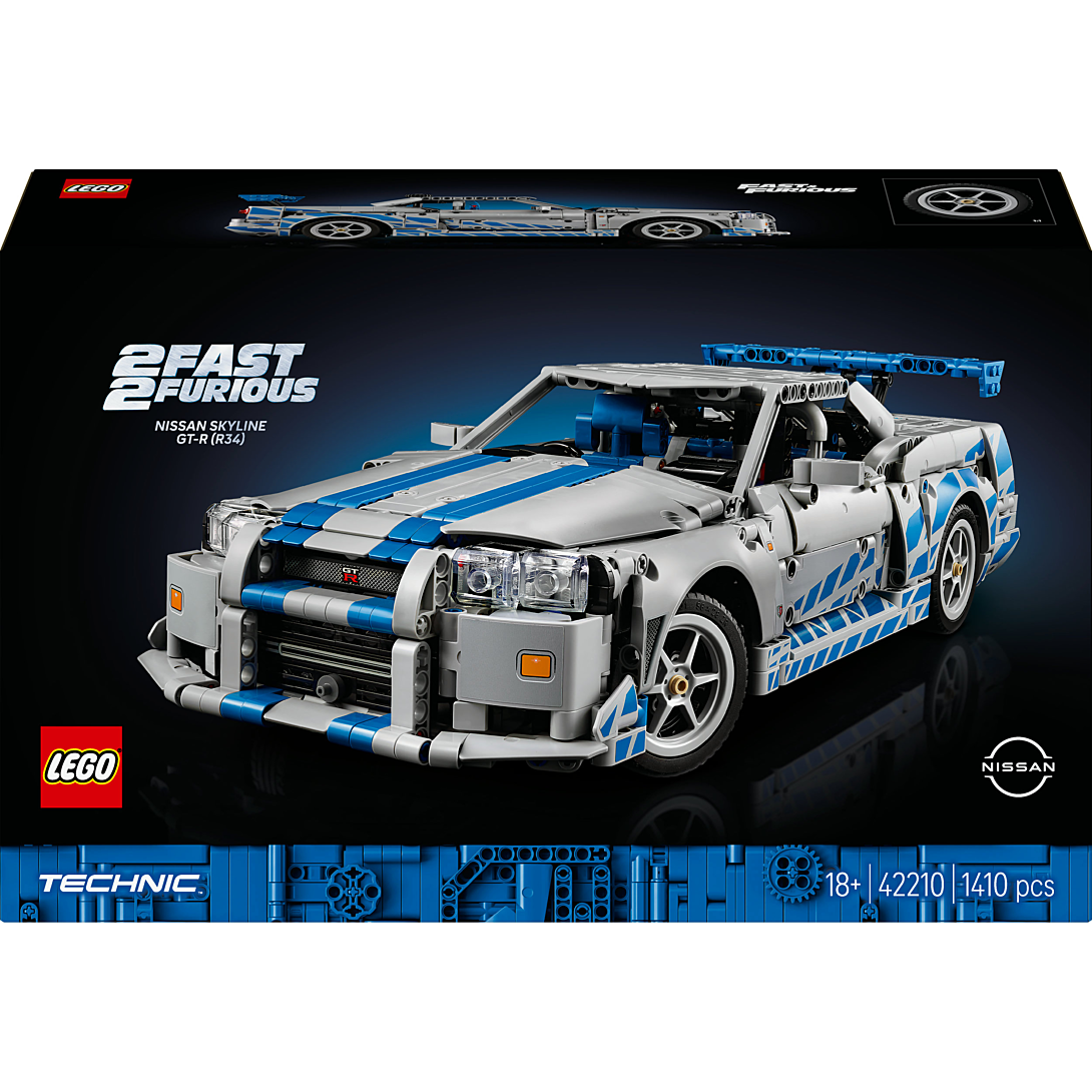 LEGO Technic Voiture Nissan Skyline GT-R (R34) 2 Fast 2 Furious 42210 - vue 8