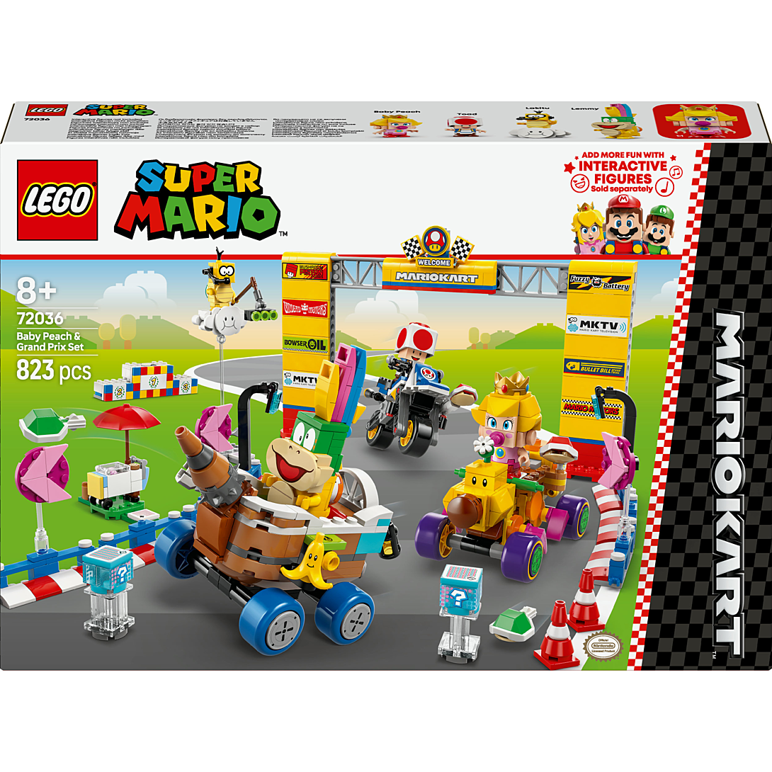 LEGO Super Mario Mario Kart Bébé Peach et ensemble de Grand Prix 72036 - vue 2