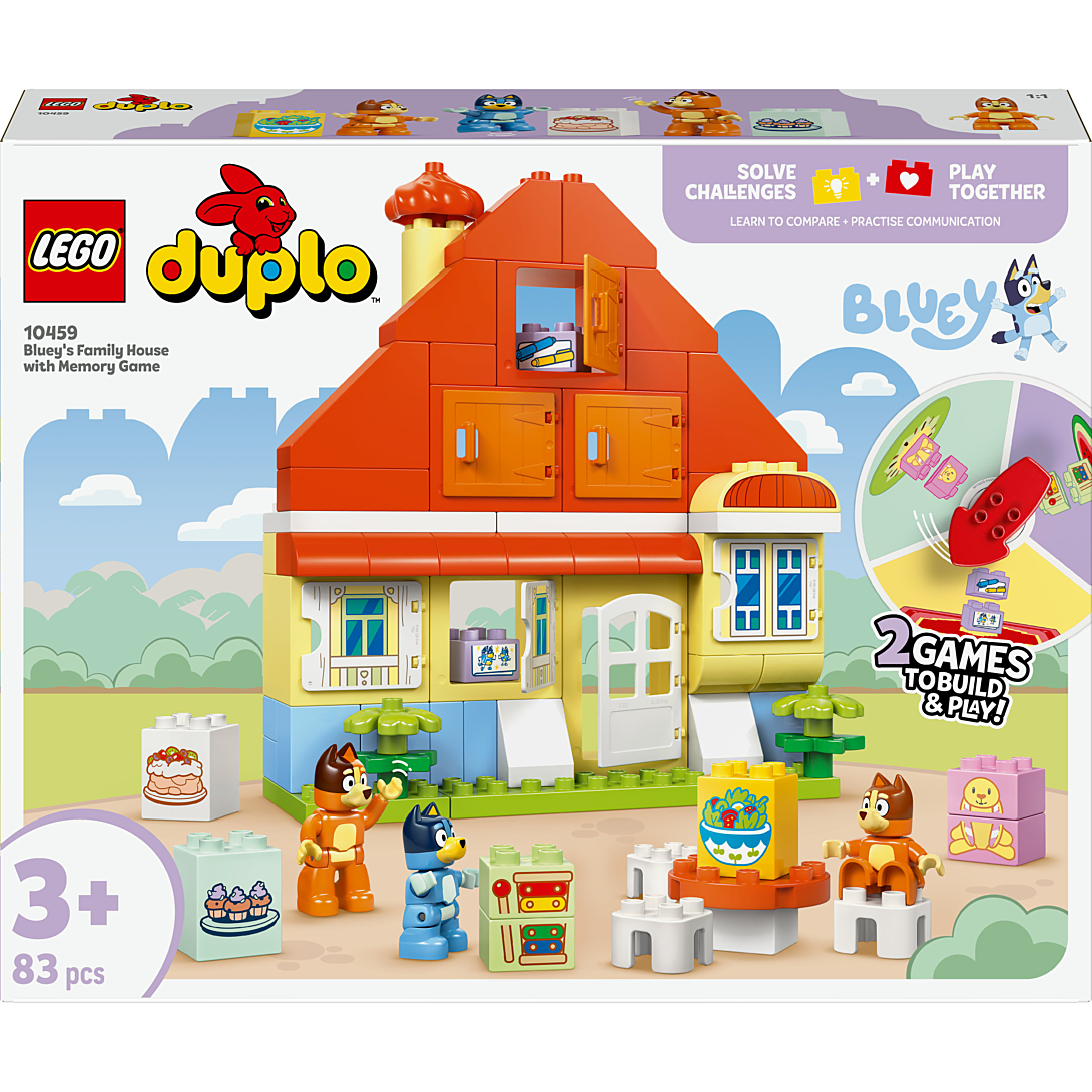 LEGO DUPLO La maison de famille de Bluey et le jeu de mémoire 10459 - vue 5
