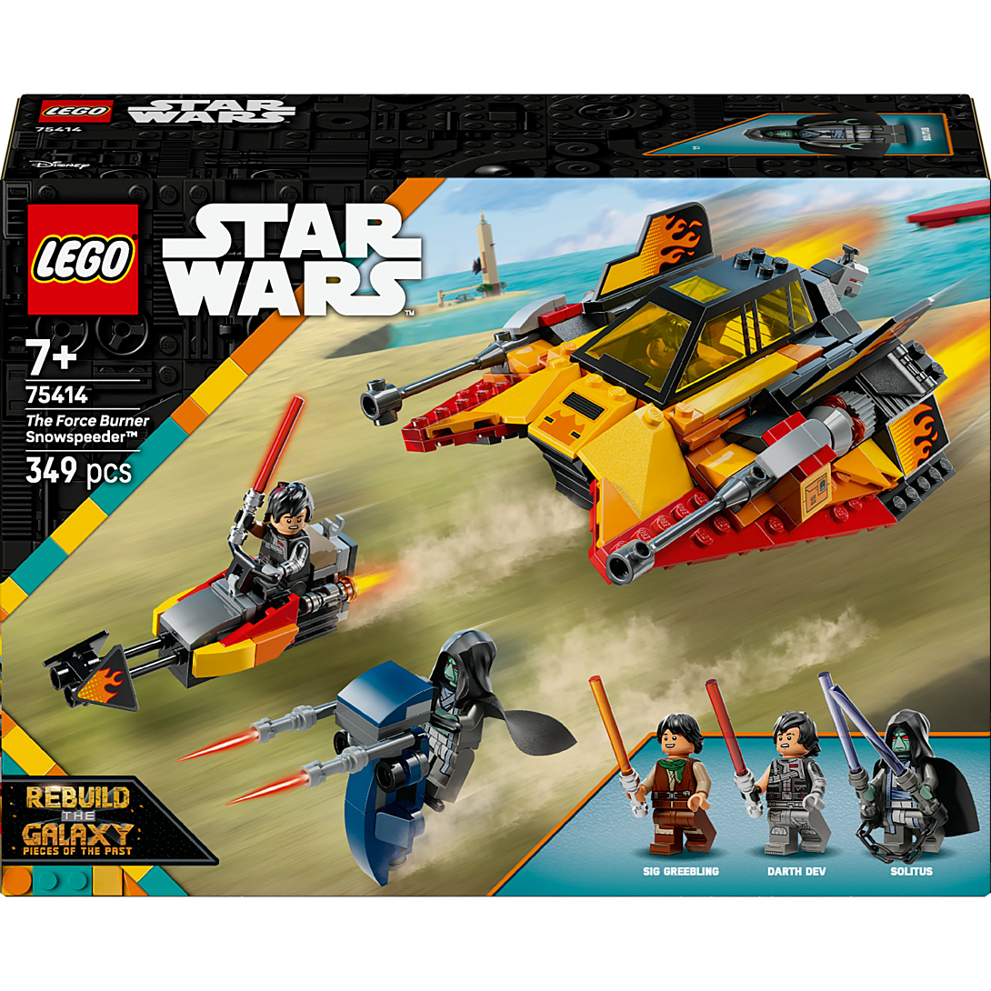 Lego Star Wars Snowspeeder en flammes - vue 7