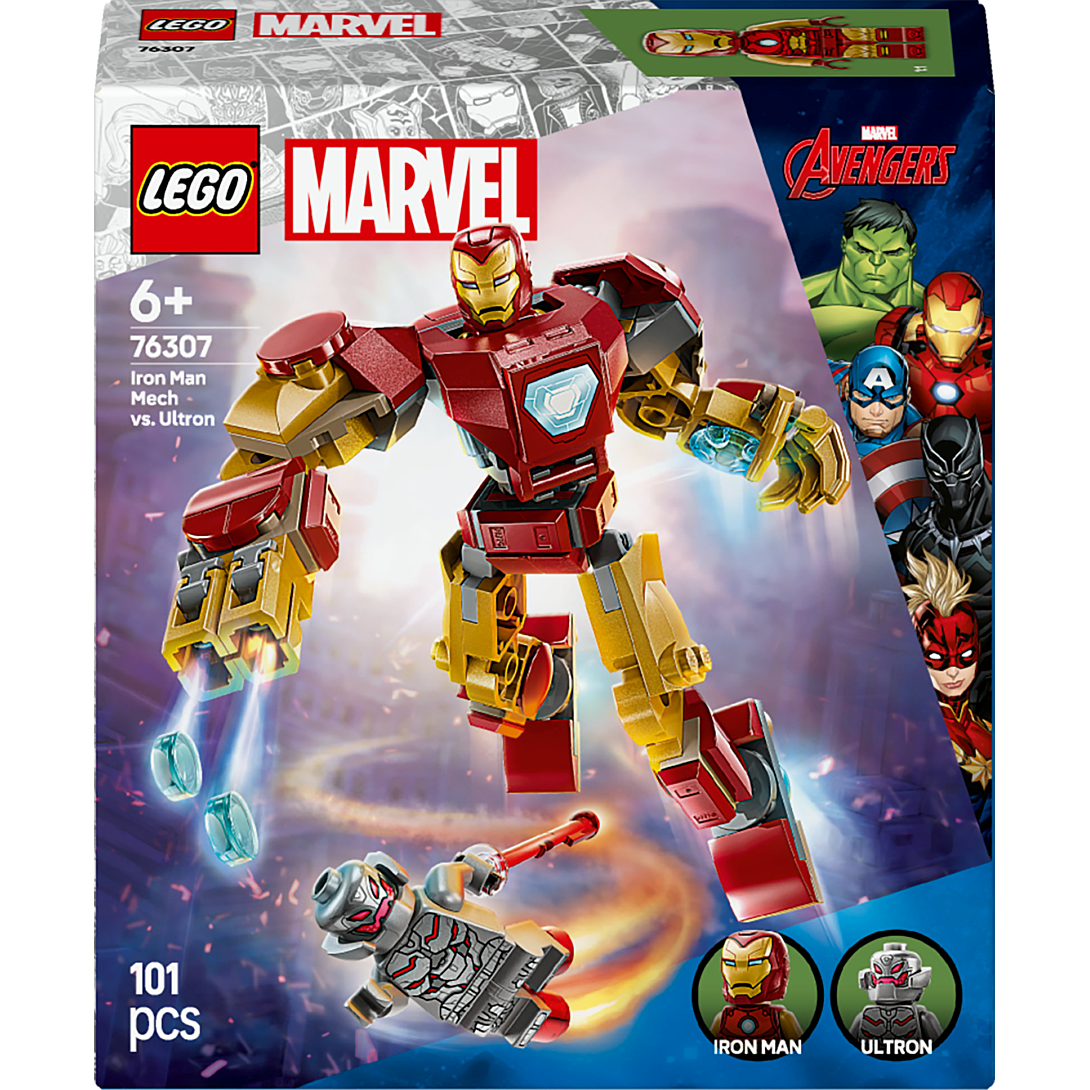 LEGO Marvel Le Robot d'Iron Man contre Ultron 76307