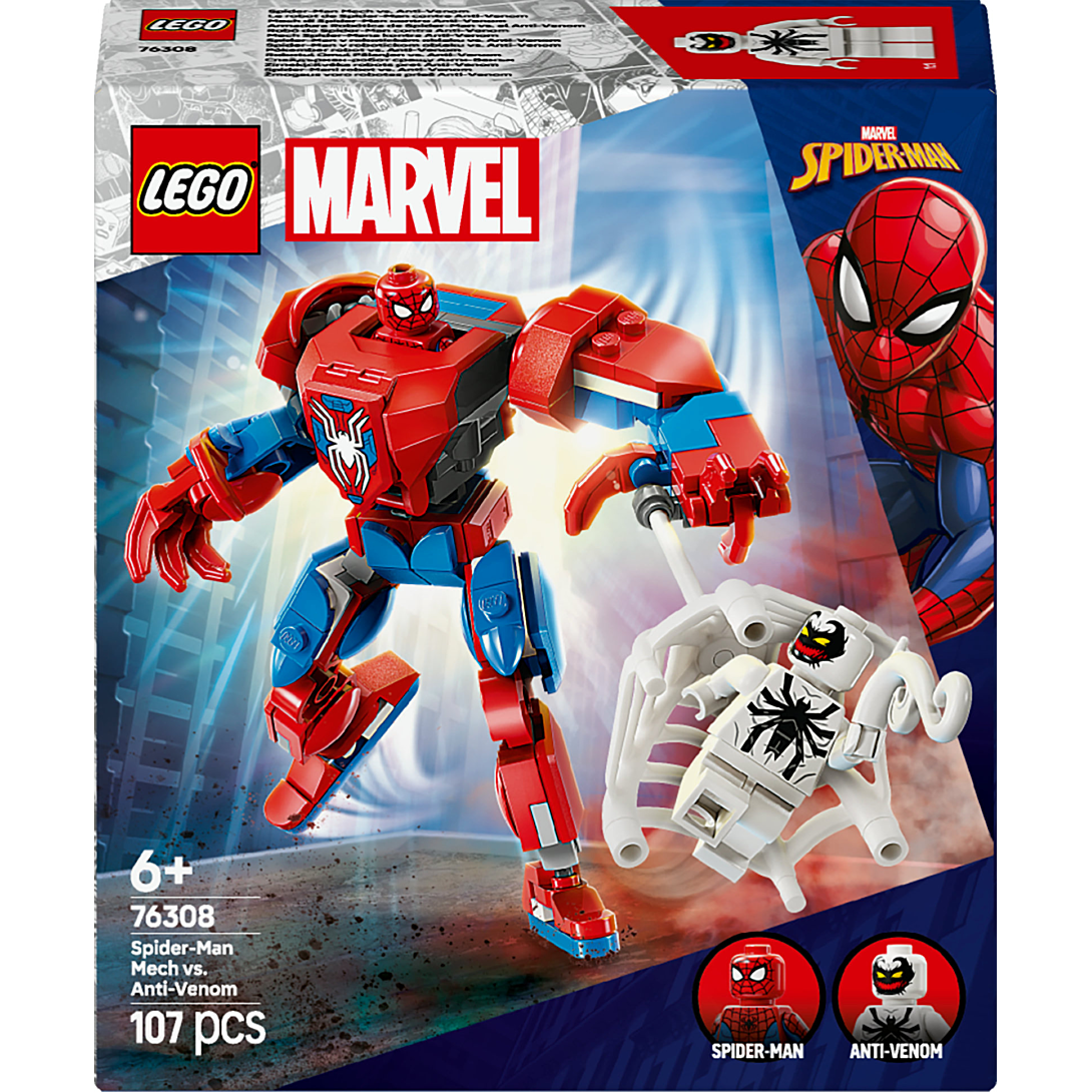 LEGO Marvel Le robot de Spider-Man contre Anti-Venom 76308 - vue 5