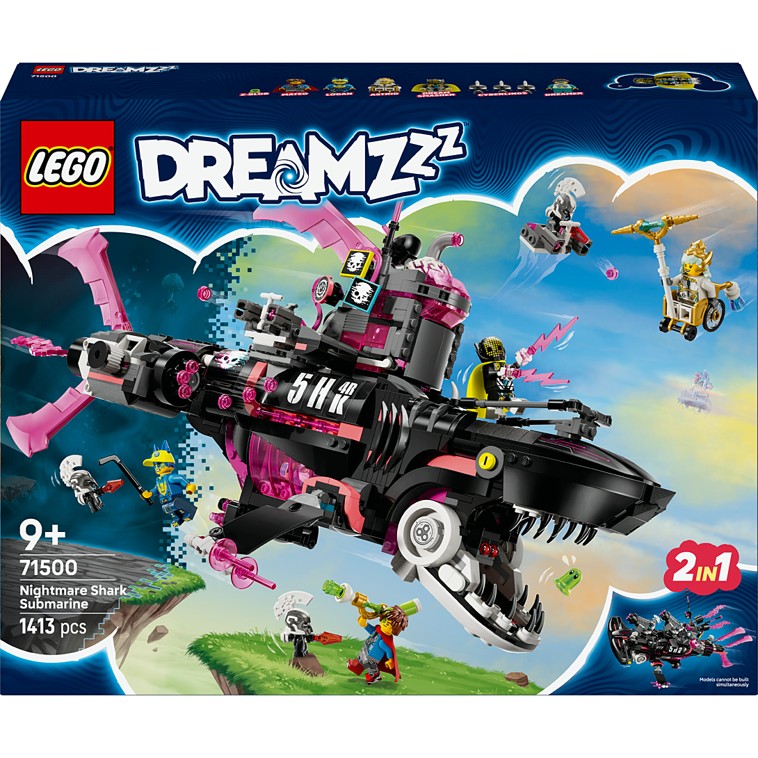 LEGO Dreamzzz 71500 Le Sous Marin Requin Des Cauchemars Jeu Créatif Pour Garçon Neuf - vue 6