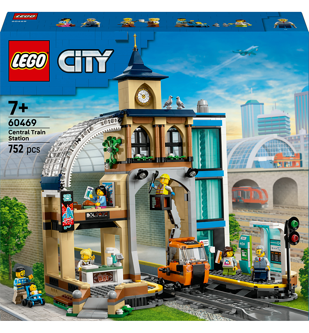 LEGO City 60469 La Gare Centrale Jeu de Construction pour enfant dès - vue 8