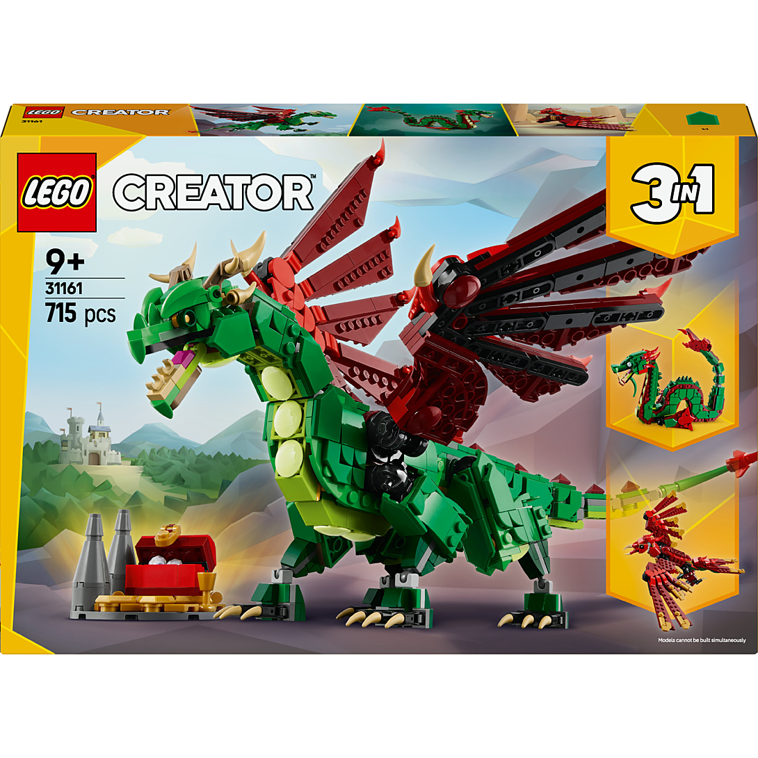 LEGO® Creator - 3-en-1 Le dragon médiéval - 31161