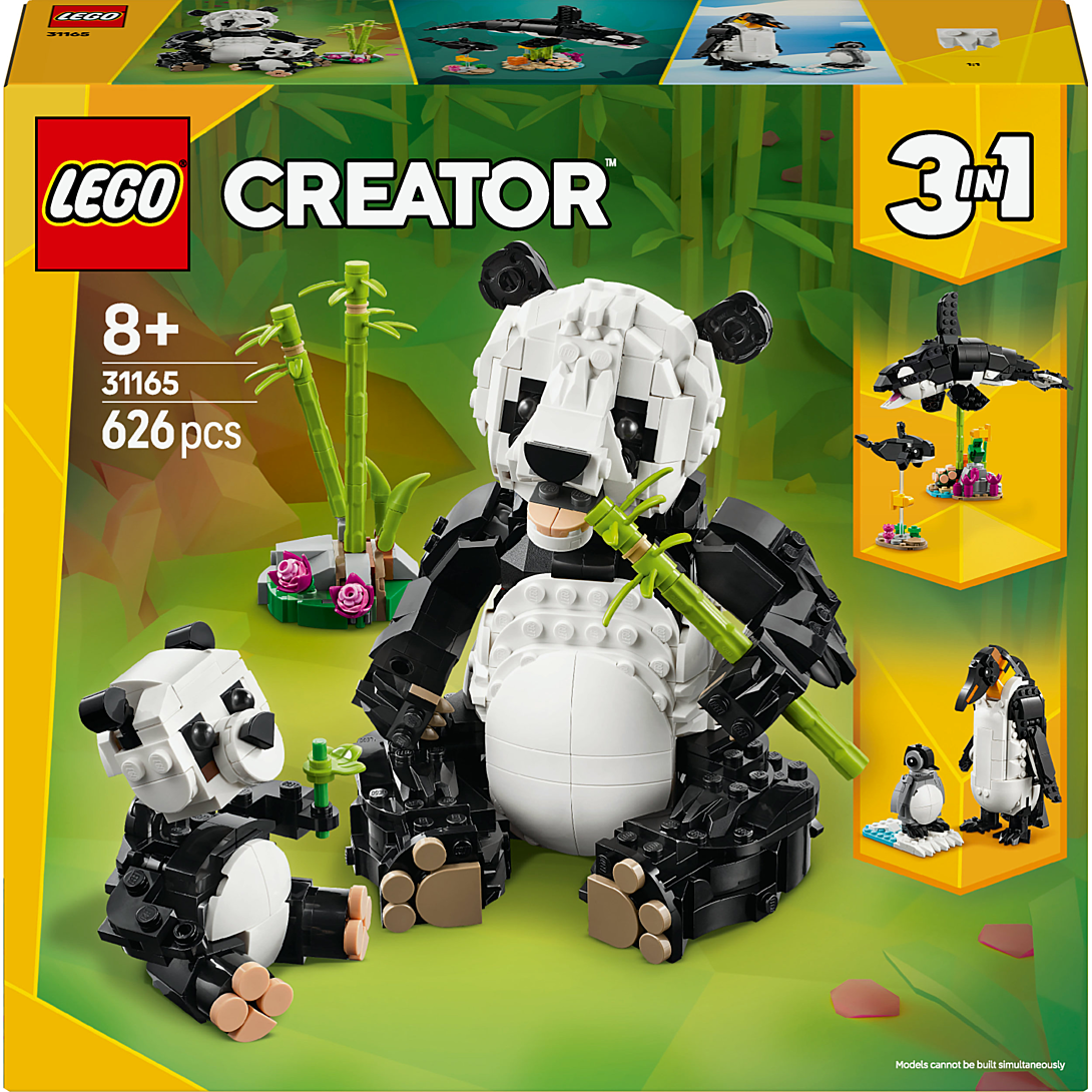 LEGO Creator 3-en-1 Animaux Sauvages : la Famille de Pandas 31165 - vue 9