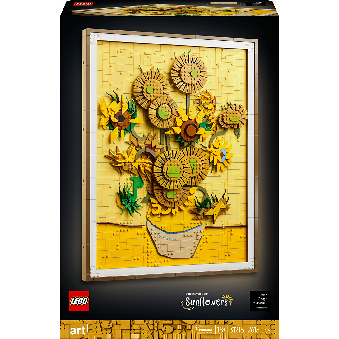 LEGO® ART - Vincent van Gogh – Les Tournesols Tableau Mural - 31215
