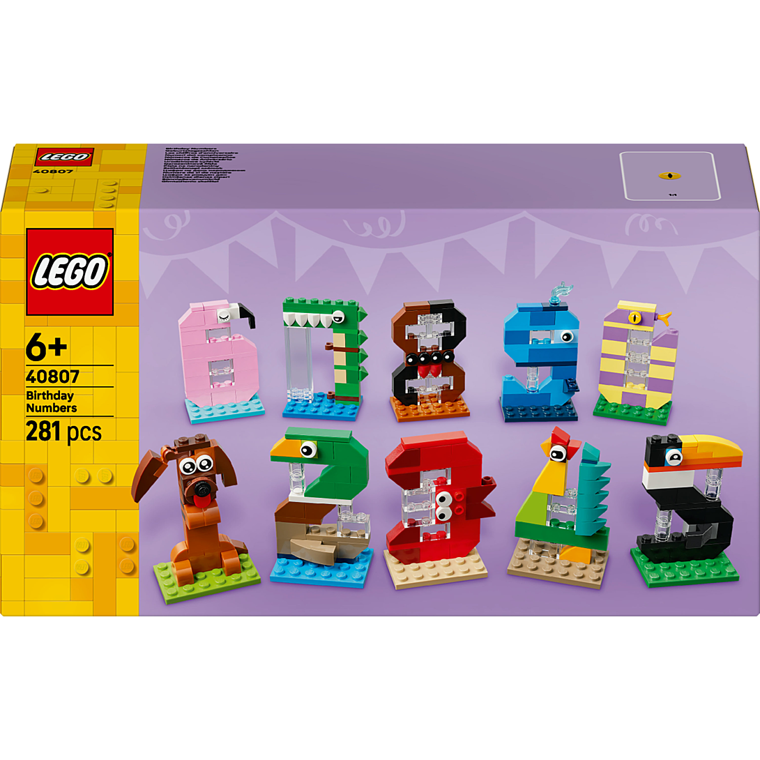 LEGO Iconic Les chiffres d’anniversaire 40807 - vue 8