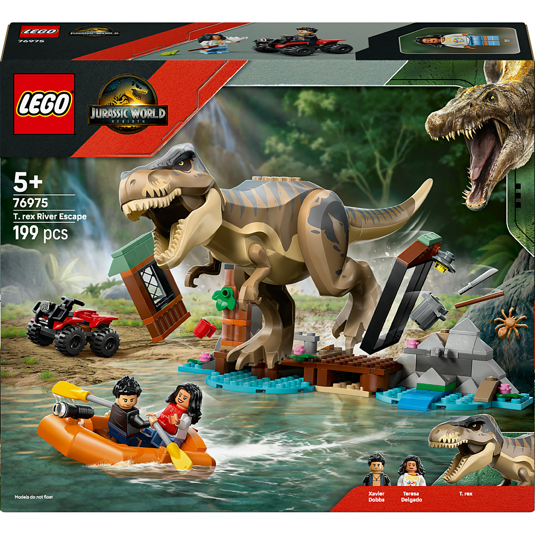 LEGO Jurassic World Le T. rex et l’évasion sur la rivière 76975 - vue 5