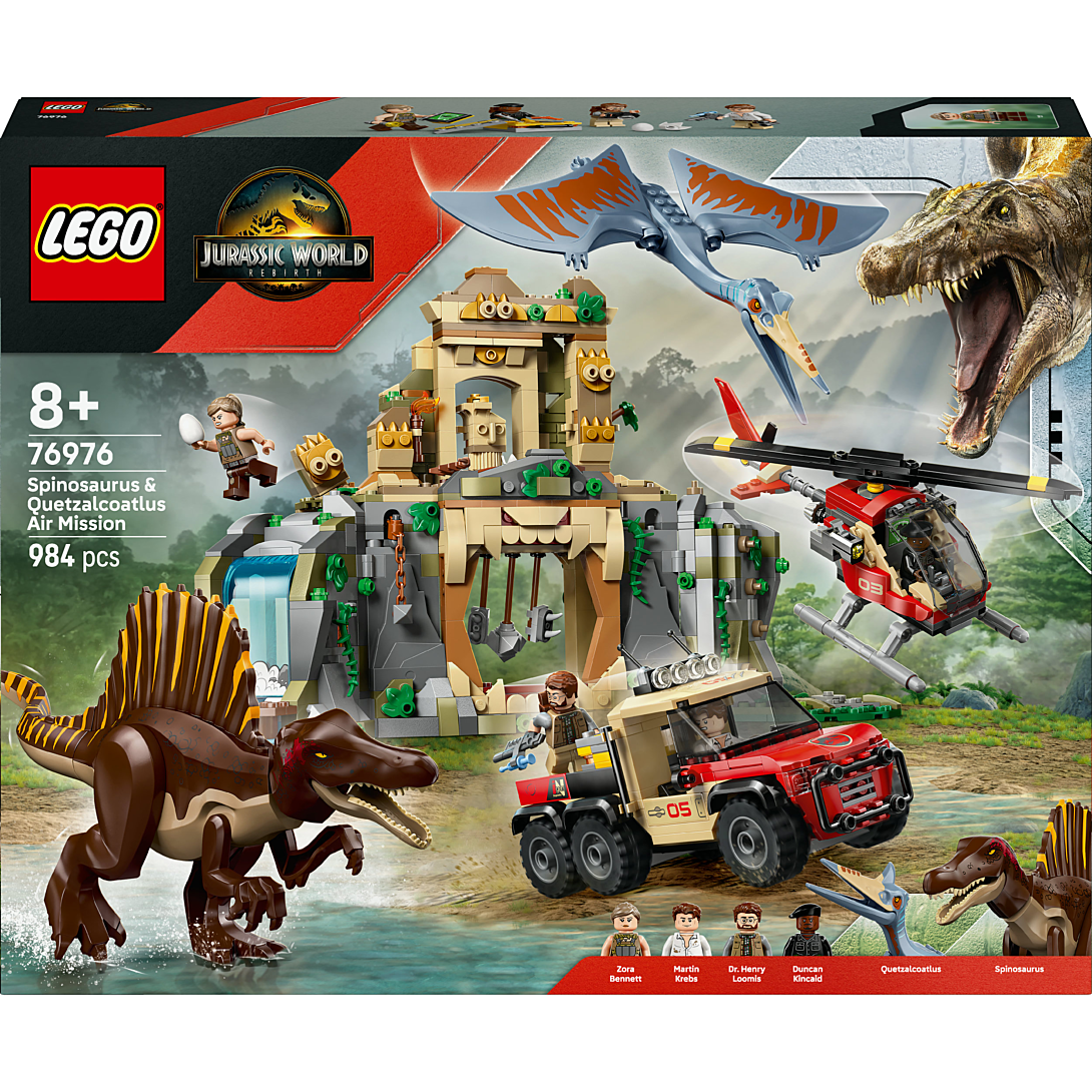 LEGO Jurassic World Mission Aérienne avec le Spinosaure et Quetzalcoatlus 76976 - vue 9