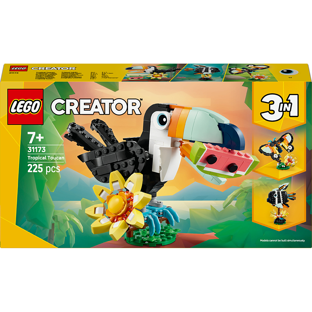 LEGO Creator 3-en-1 Animaux Sauvages : le Toucan Tropical 31173 - vue 9