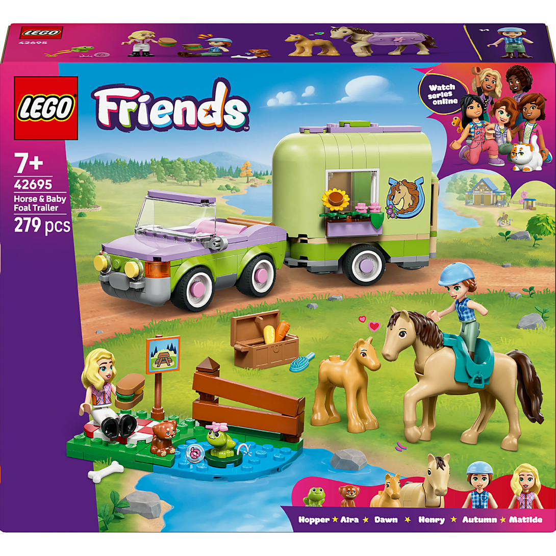 LEGO Friends La Remorque du Cheval et du Poulain 42695 - vue 9