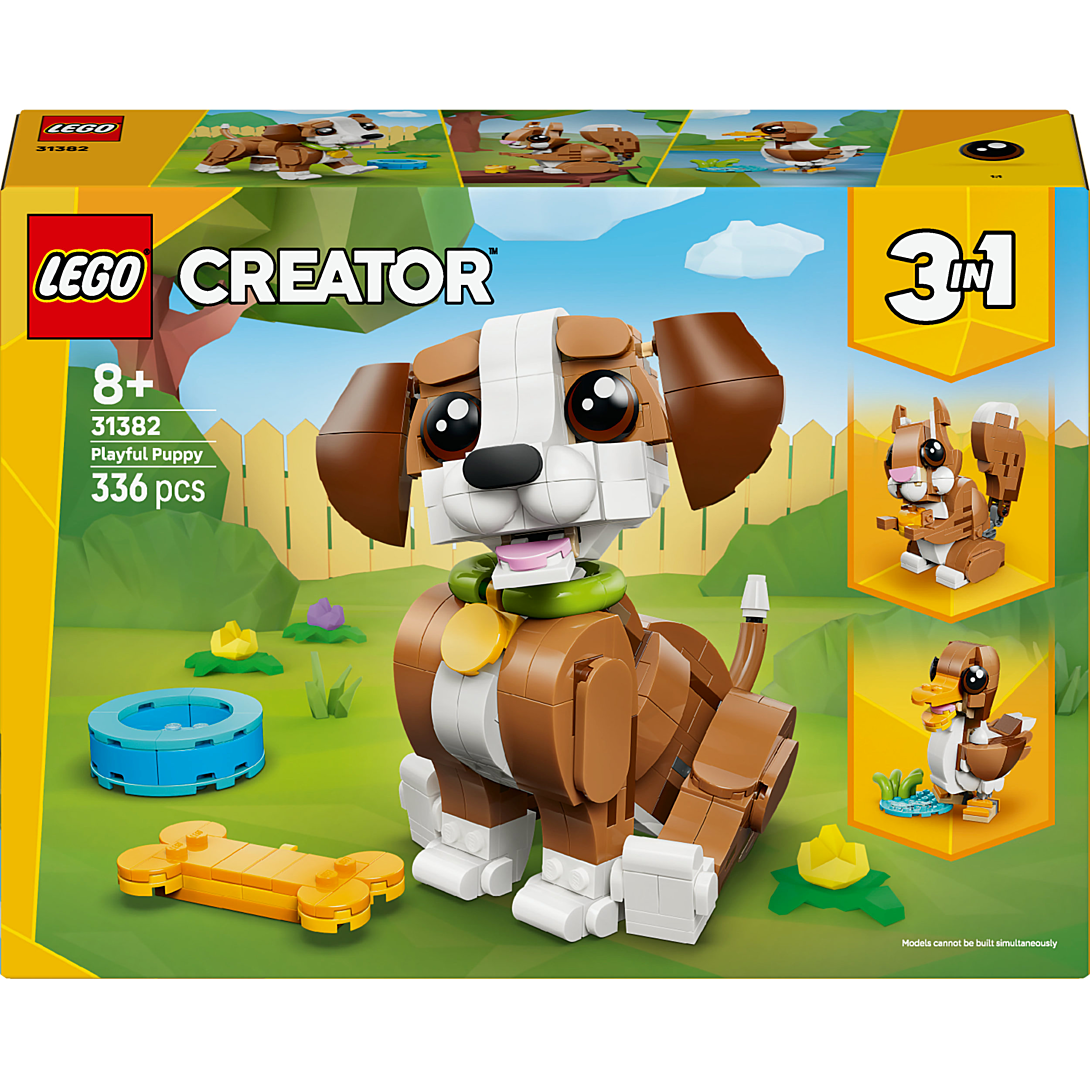 LEGO® Creator 3-en-1 - Les Adorables Animaux : le Chiot Joueur - 31382