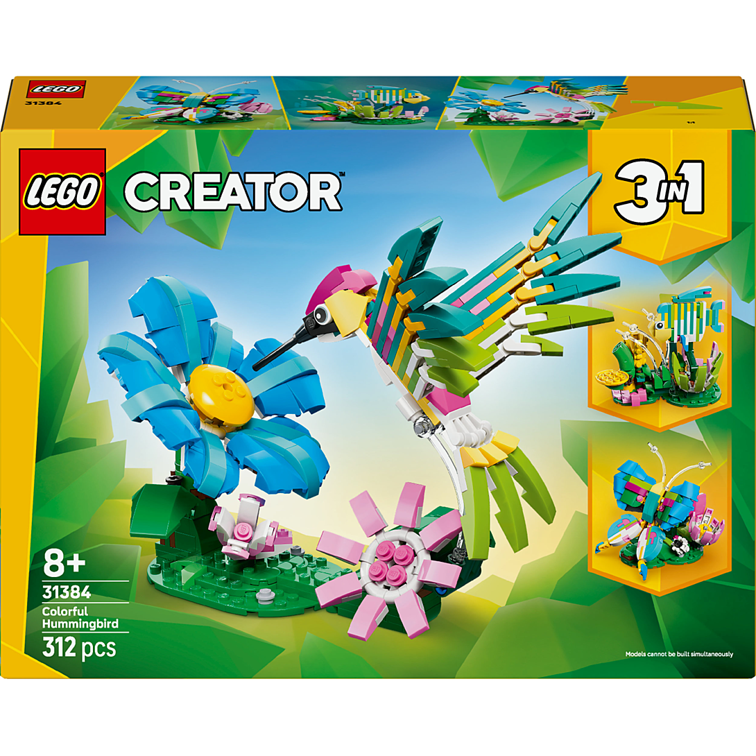 LEGO Creator Animaux Sauvages : le Colibri Coloré 31384 - vue 8