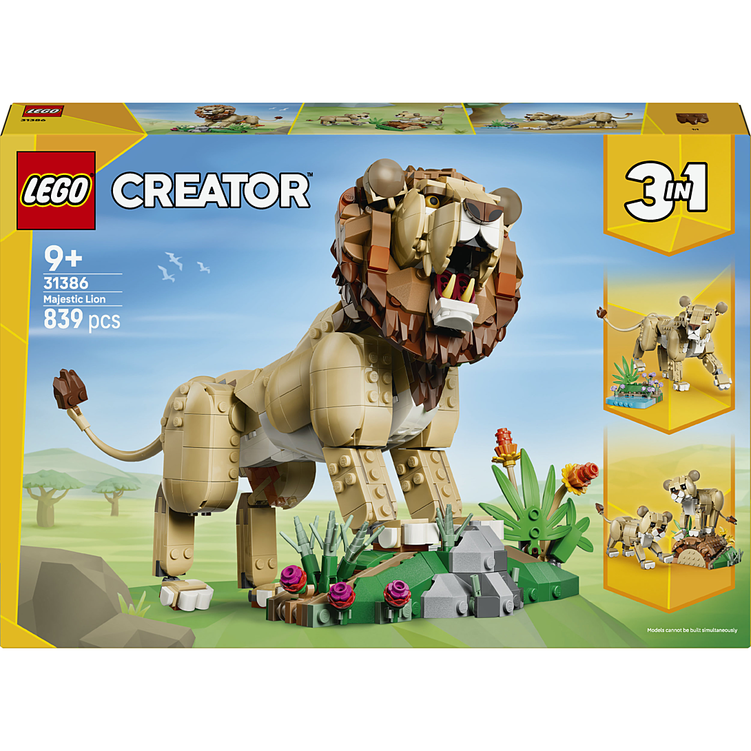 LEGO® Creator 31386 Animaux sauvages : le lion majestueux - vue 8