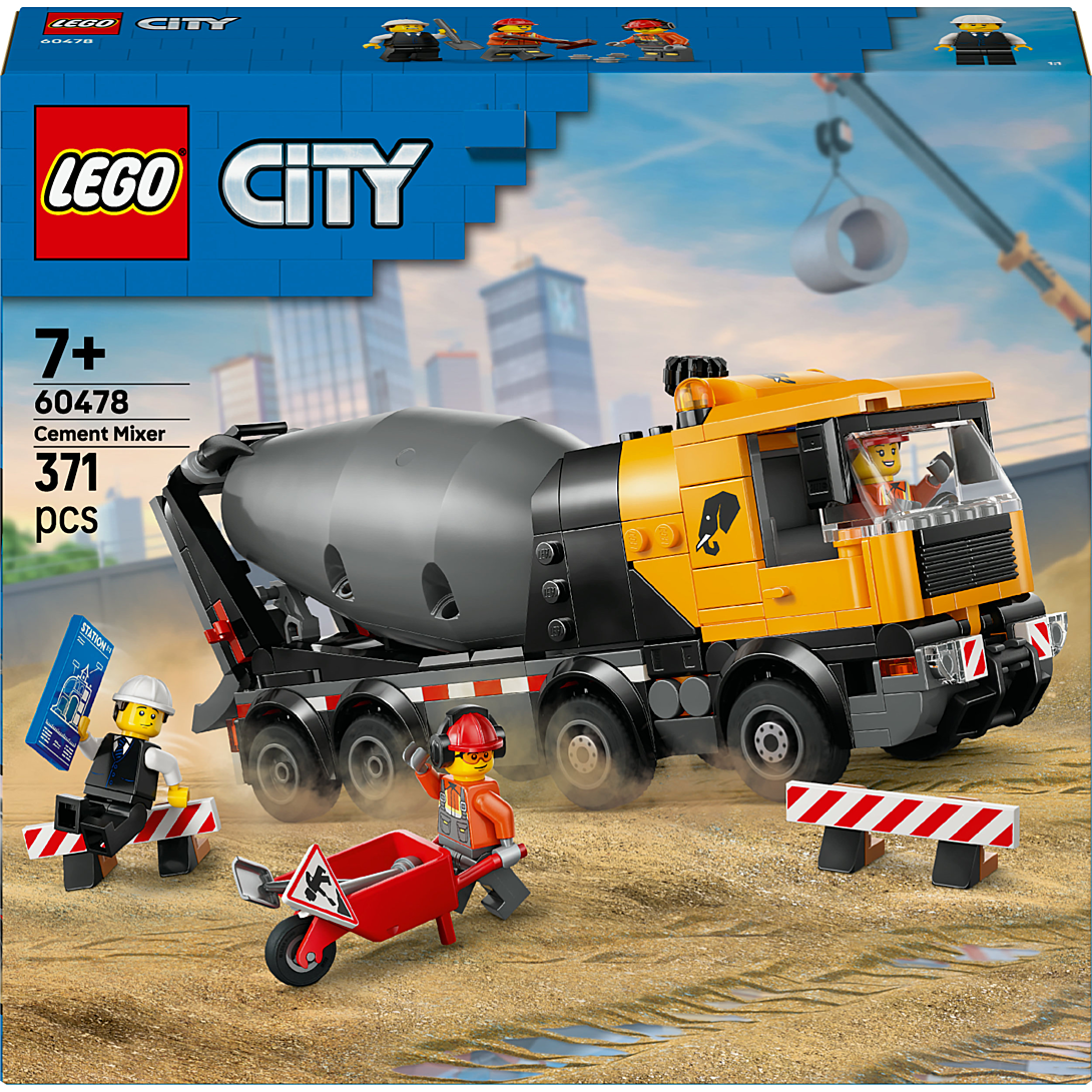 LEGO City La bétonnière 60478 - vue 6