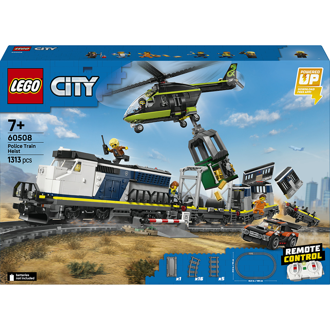 LEGO City Le braquage du train de police 60508 - vue 4