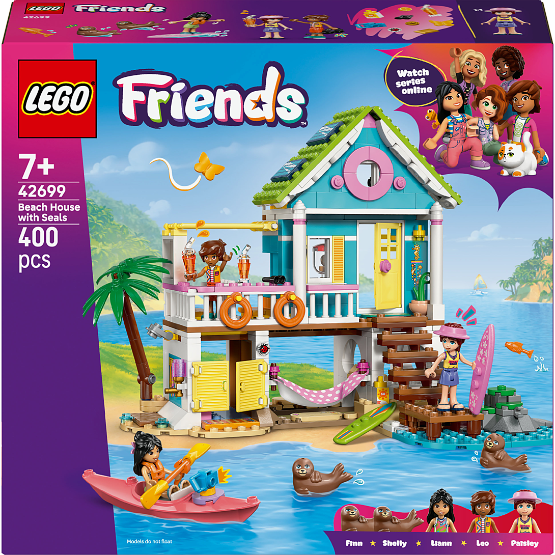 LEGO Friends - La Maison sur la Plage et les Phoques - Jeu 7 ans - 42699
