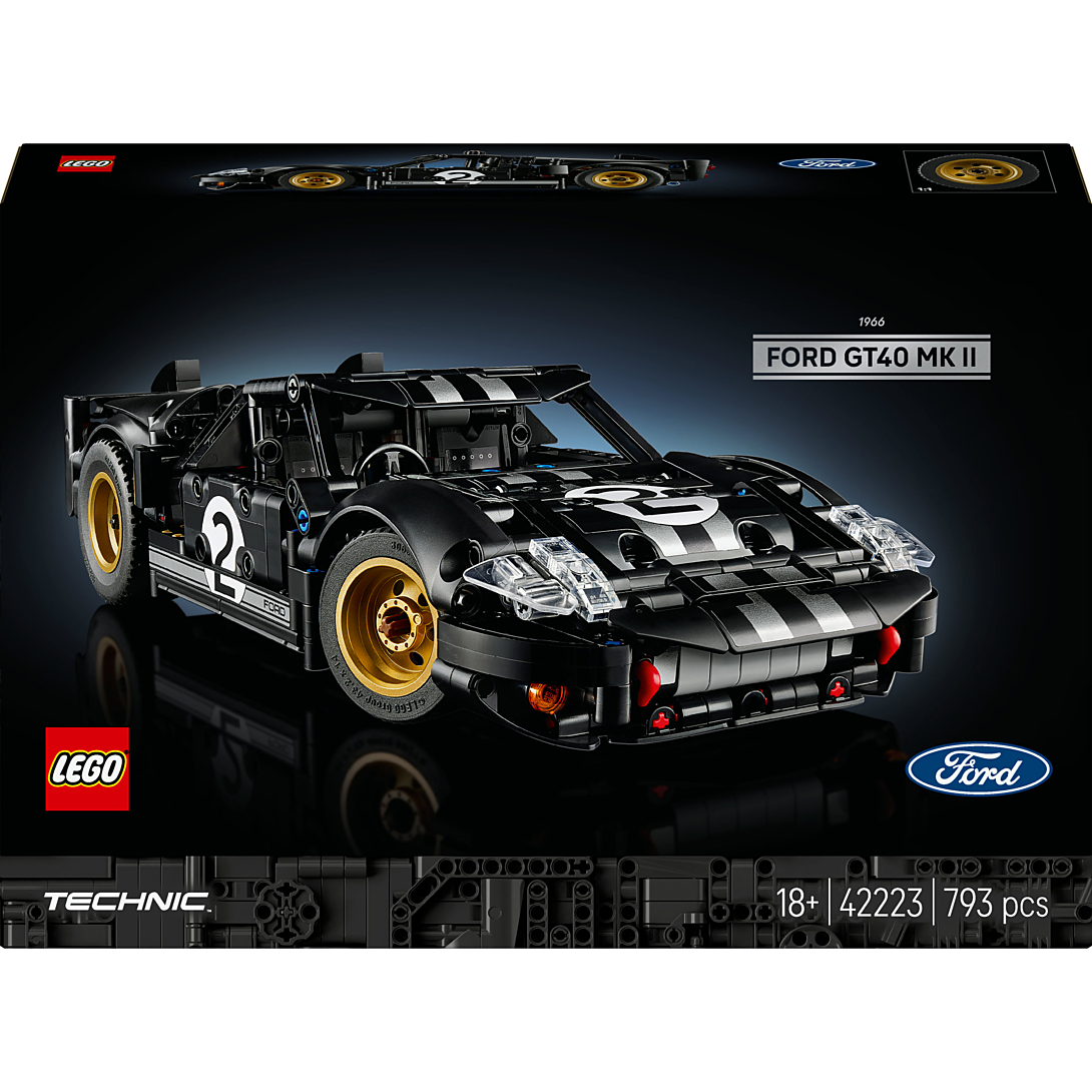 LEGO Technic La voiture de course 1966 Ford GT40 MKII 42223 - vue 7